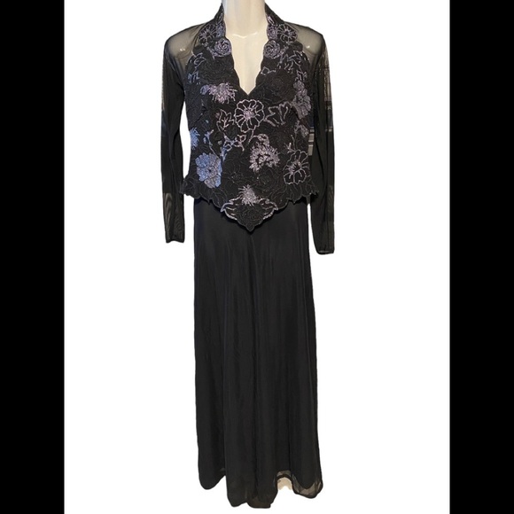 Tadashi Evening Wear Set- Top and Pants - Picture 1 of 10